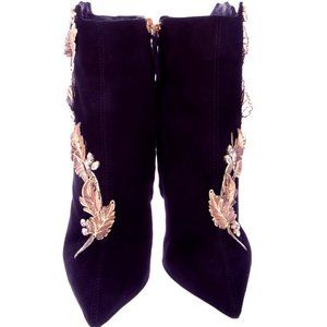 GIUSEPPE ZANOTTI Black Rosella Booties